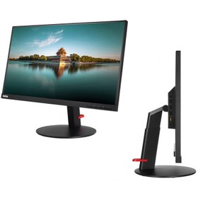 تصویر مانیتور فرم لس 24 اینچ استوک لنوو "lenovo t24i FHD IPS 24 lenovo stock monitor model t24i