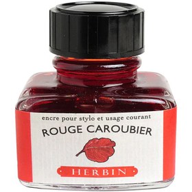 تصویر جوهر خودنویس هربین 30ml Rouge Caroubier 