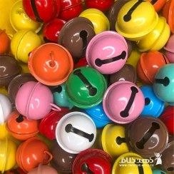 تصویر گوی زنگوله رنگی ۲ سانتی متری 