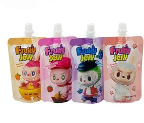 تصویر ژله نوشیدنی لبوبو - توت فرنگی Labubu