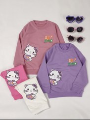 تصویر بلوز بچگانه دخترانه کیتی سایز ۳۵ و ۴۰ و ۴۵ - بنفش / ۴۵ 