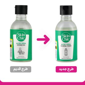 تصویر تونر مناسب پوست حساس حاوی آلوئه ورا 200 میلی لیتر اسكین شیك Skin Chic Aloe Vera Calming Toner 200 ml