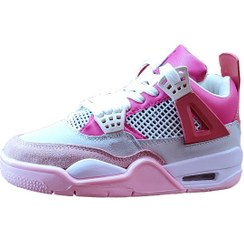تصویر کفش اسپرت زنانه مدل ایر جردن 4 (Nike Air Jordan4) سرخ آبی ا pink air jordan 4 pink air jordan 4