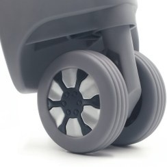 تصویر کاور (روکش) چرخ چمدان، ضدصدا سیلیکونی (بسته ی 8 عددی) 