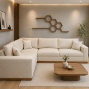 تصویر مبل راحتی ال ۶ نفره Luxurysofa 