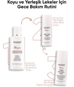 تصویر کرم صورت Dermoskin اورجینال درموسکین TYC00572396183 Be Bright Aha/bha Cream 33 Ml 