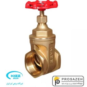 تصویر شیر فلکه کشویی کیز ایران (سبک) - اندازه-inch: " 1/2 2 