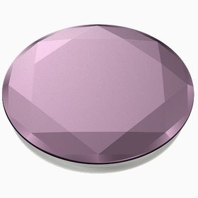 تصویر پایه نگهدارنده گوشی موبایل پاپ سوکت Lilac Metallic Diamond 