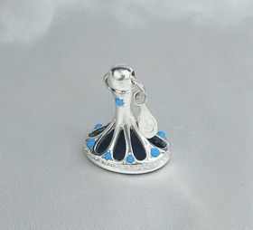 تصویر مهر خاتم نقره مرصعکاری فیروزه Turquoise silver signement