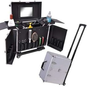 تصویر جعبه ابزار و کیف لوازم اصلاح Clipper Trimmer Barber Tool Box Case Key 