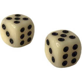 تصویر تاس 10 ميل سياه و سفيد 