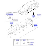 تصویر گل پخش کن پشت رکاب اپتیما | Hyundai/KIA Genuine Parts – MOBIS | اپتیما JF مدل 2016 – 2017 جی تی لاین 