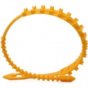 تصویر زنجیر چرخ پلاستیکی ژله ای مناسب رینگ فولادی و اسپورت بسته 8 عددی 