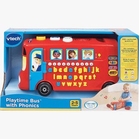 تصویر اتوبوس بازی با تلفظ‌های صوتی برند vtech Playtime Bus With Phonics