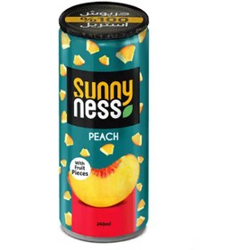 تصویر آبمیوه سانی نس هلو ۲۴۰ میلی لیتر - باکس 24 عددی ا Sunny Ness Peach With Fruit Pieces - 240ml Sunny Ness Peach With Fruit Pieces - 240ml