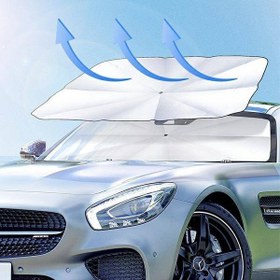 تصویر پرده آفتابگیر شیشه جلو اتومبیل یوسمز مدل CZZYS01 