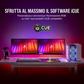 تصویر کیت نوار نورپردازی کورسیر مدل LS100 Smart Lighting Strip Starter Kit 