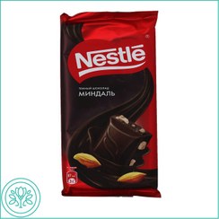 تصویر شکلات تلخ تابلت نستله با مغز بادام و پرتقال 82 گرم nestle nestle