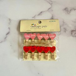 تصویر گیره و ریسه چوبی عکس 