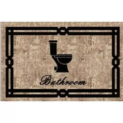 تصویر فرشینه پادری رنگ نسکافه ای ابعاد (80در50) پارچه مخمل هازان ترک 