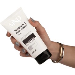 تصویر کرم اسکراب بازسازی کننده صورت ام ان دی مناسب انواع پوست حجم ۲۰۰ میلی‌لیتر 