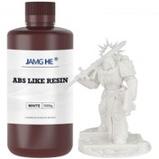 تصویر رزین سخت ABS رنگ سفید جمقه JamgHe ABS Like Resin Engineering 