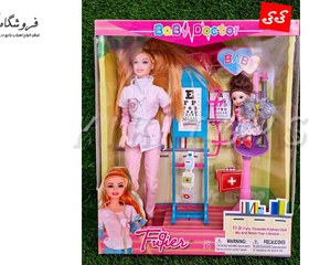 تصویر عروسک باربی غضروفی دکتر کد103 Barbie