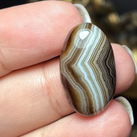 تصویر نگین سنگ عقیق سلیمانی معدنی کد Z7160 