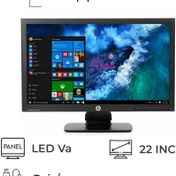 تصویر مانیتور اچ پی 22 اینچ فول اچ دی LED HP P222Va استوک Monitor HP P222va-22 inch