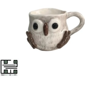 تصویر ماگ سرامیکی جغد 