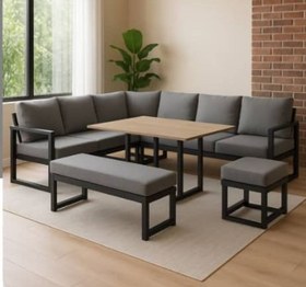 تصویر مبل ال داخل سالنی 