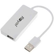 تصویر هاب 4 پورت USB 2.0 رویال مدل RH2-210 
