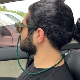 تصویر بند عینک سبز یشمی 