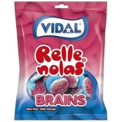 تصویر پاستیل اسپانیایی فاقد گلوتن ویدال Vidal Relle Nolas Brains طرح مغز 90 گرم 