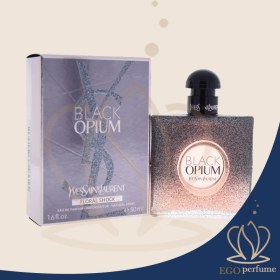 تصویر عطر ادکلن بلک اوپیوم فلورال شوک ایو سن لورن زنانه | Black Opium Floral Shock 