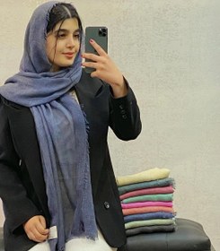 تصویر سوزنی دور ریش - سرمه ای 