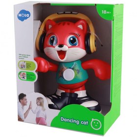 تصویر عروسک موزیکال گربه هولا تویز مدل E721 