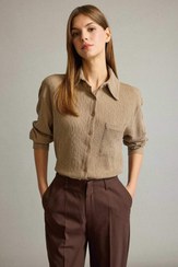 تصویر پیراهن زنانه بژ دفکتو | G5055AX25WN Defacto 