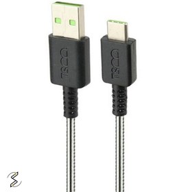 تصویر کابل تبدیل USB به USB-C تسکو ( TSCO ) مدل TCC 302 طول 1 متر‎ 