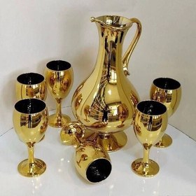 تصویر تنگ و گیلاس طلایی 