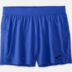 تصویر شلوارک ورزشی مردانه 5 اینچ بروکس آبی کاربنی - XL Brooks Sherpa 5″ short