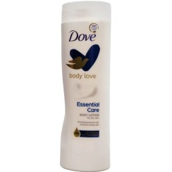 تصویر لوسیون بدن پوست خشک داو مدل Essential Care حجم 400 میلی لیتر Dove essential care body lotion for dry skin 400ml