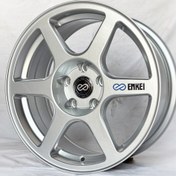 تصویر رینگ اسپرت انکی اوو 8 سایز 16 اینچ - هایپر نقره ای (رینگ ENKEI EVO 8)(5 پیچ)(مخصوص دنا توربو) 