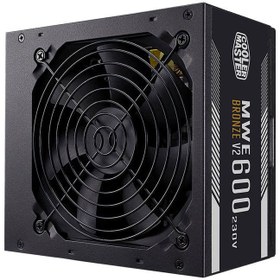 تصویر منبع تغذیه کامپیوتر کولر مستر مدل MWE 600 Bronze V.2 با توان ۶۰۰ وات Cooler Master MWE 600 Bronze V2 600W Power Supply