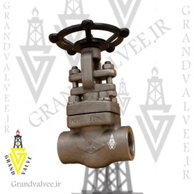 تصویر شیرفلکه کشویی "3/4 کلاس 800 استنلس استیل رزوه ای GATE VALVE 3/4" #800 STAINLESS STEEL NPT