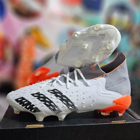 تصویر کفش فوتبال ادیداس پردیتور فریک مشکی adidas predator freak fg - 42 adidas predator freak