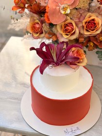 تصویر ست گل و کیک دوطبقه سوپرلوکس 