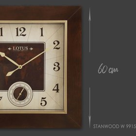 تصویر ساعت دیواری چوبی مدل STANWOOD کد W-9915 ا W-9915-STANWOOD W-9915-STANWOOD