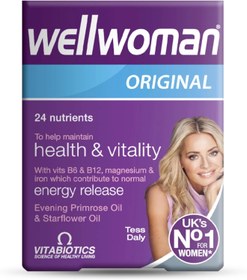 تصویر قرص مولتی ویتامین ول وومن ویتابیوتیکس بانوان Wellwoman Original Tablets 30Tab