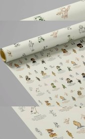 تصویر کاغذ کادو تن تن طرح ۴ 